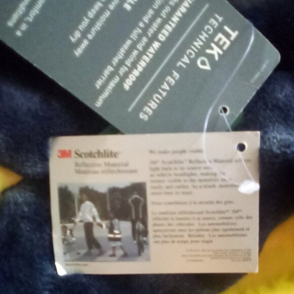 Boys LL Bean Patroller Ski Jacket NWT Waterproof Reflective Material Sz XL 18 - Picture 6 of 16